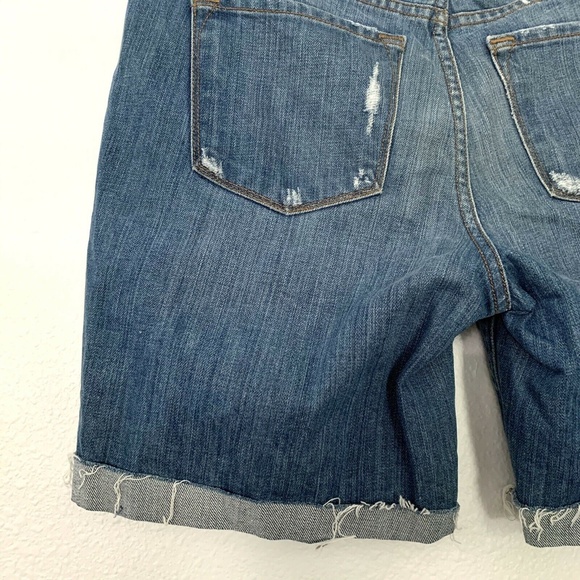 J Brand Nash Boyfriend Distressed Denim Shorts - Picture 9 of 10